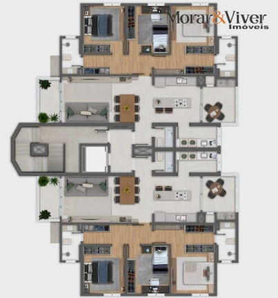 Imagem Apartamento com 3 Quartos à Venda, 113 m² em Juvevê - Curitiba