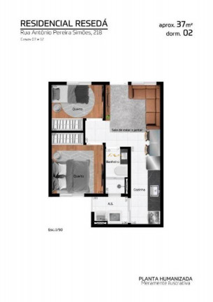 Imagem Apartamento com 2 Quartos à Venda, 40 m² em Vila Paranaguá - São Paulo Imagem Apartamento com 2 Quartos à Venda, 40 m² em Vila Paranaguá - São Paulo