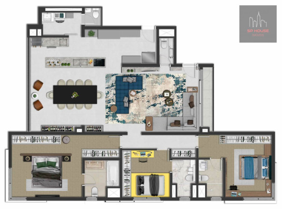 Imagem Apartamento com 3 Quartos à Venda, 163 m² em Indianópolis - São Paulo