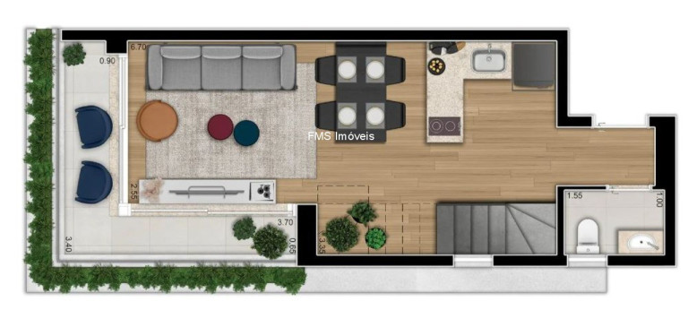 Imagem Imóvel com 1 Quarto à Venda, 61 m² em Moema - São Paulo Imagem Imóvel com 1 Quarto à Venda, 61 m² em Moema - São Paulo