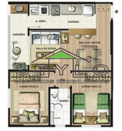 Imagem Apartamento com 2 Quartos à Venda, 52 m² em Centro - São Bernardo Do Campo Imagem Apartamento com 2 Quartos à Venda, 52 m² em Centro - São Bernardo Do Campo