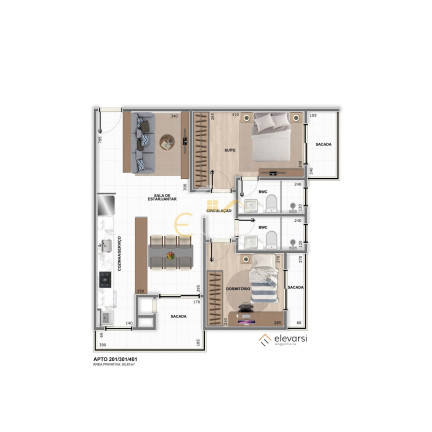 Imagem Apartamento com 3 Quartos à Venda, 73 m² em Centro - Pinhais Imagem Apartamento com 3 Quartos à Venda, 73 m² em Centro - Pinhais