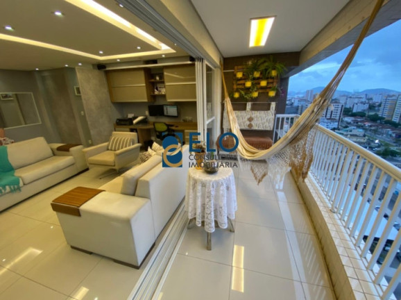 Apartamento com 3 Quartos à Venda, 96 m² em Encruzilhada - Santos