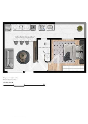 Imagem Apartamento com 1 Quarto à Venda, 33 m² em Vila Dom Pedro Ii - São Paulo