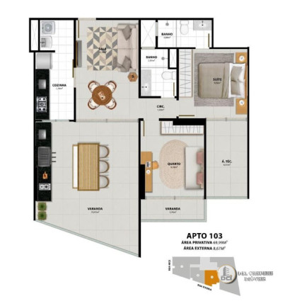 Imagem Apartamento com 3 Quartos à Venda, 69 m² em Praia Do Morro - Guarapari Imagem Apartamento com 3 Quartos à Venda, 69 m² em Praia Do Morro - Guarapari