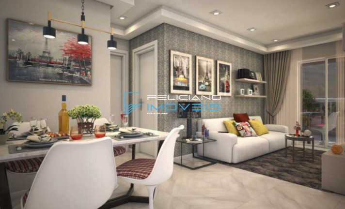 Imagem Apartamento com 1 Quarto à Venda, 52 m² em Aviação - Praia Grande Imagem Apartamento com 1 Quarto à Venda, 52 m² em Aviação - Praia Grande