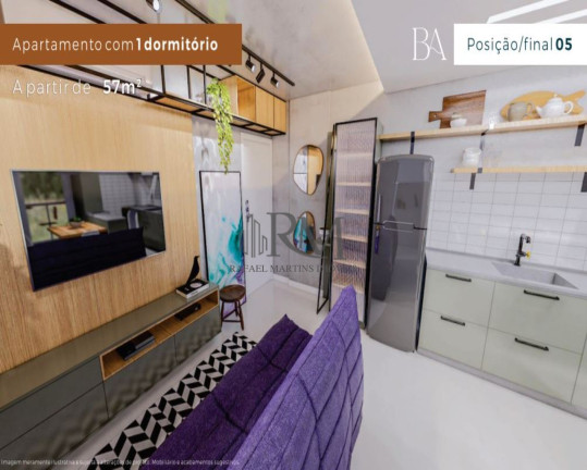 Imagem Apartamento com 1 Quarto à Venda, 57 m² em Barreiros - São José Imagem Apartamento com 1 Quarto à Venda, 57 m² em Barreiros - São José