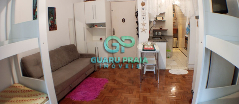 Imagem Kitnet com 1 Quarto à Venda, 35 m² em Pitangueiras - Guarujá