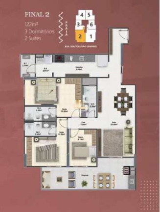 Imagem Apartamento com 2 Quartos à Venda, 76 m² em Guilhermina - Praia Grande Imagem Apartamento com 2 Quartos à Venda, 76 m² em Guilhermina - Praia Grande