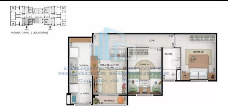 Imagem Apartamento com 2 Quartos à Venda, 48 m² em Ocian - Praia Grande Imagem Apartamento com 2 Quartos à Venda, 48 m² em Ocian - Praia Grande