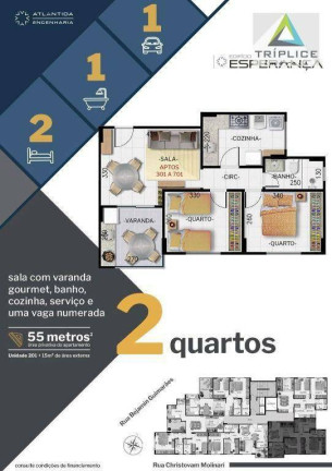 Imagem Apartamento com 2 Quartos à Venda, 55 m² em Morro Da Glória - Juiz De Fora Imagem Apartamento com 2 Quartos à Venda, 55 m² em Morro Da Glória - Juiz De Fora