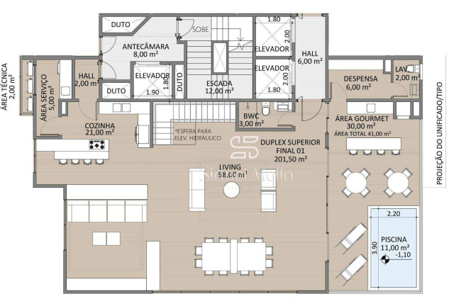 Imagem Imóvel com 4 Quartos à Venda, 403 m² em Quadra Mar Centro - Balneário Camboriú