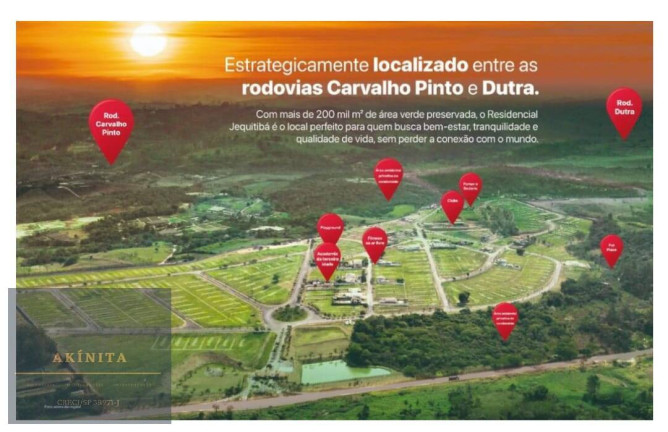 Imagem Terreno em Condomínio à Venda, 1.000 m² em Cidade Jardim - Jacareí