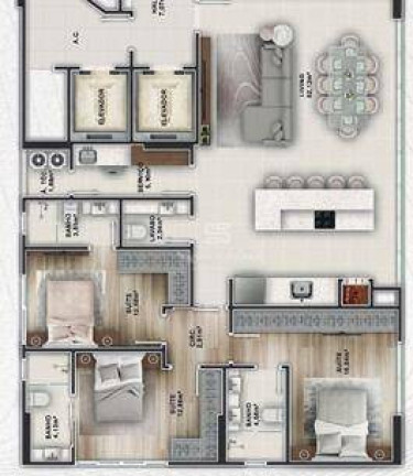 Imagem Apartamento com 3 Quartos à Venda, 134 m² em 2 Quadra Centro - Balneário Camboriú