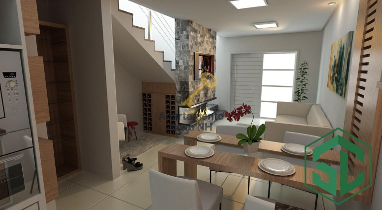 Imagem Casa com 2 Quartos à Venda, 83 m² em Petrópolis - Novo Hamburgo Imagem Casa com 2 Quartos à Venda, 83 m² em Petrópolis - Novo Hamburgo