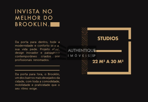 Imagem Imóvel com 1 Quarto à Venda, 30 m² em Brooklin - São Paulo Imagem Imóvel com 1 Quarto à Venda, 30 m² em Brooklin - São Paulo