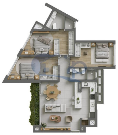 Imagem Apartamento com 3 Quartos à Venda, 102 m² em Centro - Torres