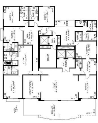 Imagem Apartamento com 4 Quartos à Venda, em Chácara Itaim - São Paulo Imagem Apartamento com 4 Quartos à Venda, em Chácara Itaim - São Paulo