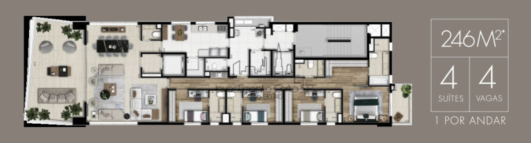 Imagem Apartamento com 4 Quartos à Venda, 246 m² em Itaim Bibi - São Paulo