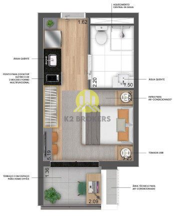 Imagem Studio com 1 Quarto à Venda, 25 m² em Vila Madalena - São Paulo Imagem Studio com 1 Quarto à Venda, 25 m² em Vila Madalena - São Paulo