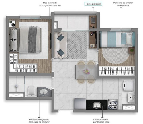 Imagem Apartamento com 2 Quartos à Venda, 33 m² em Barra Funda - São Paulo Imagem Apartamento com 2 Quartos à Venda, 33 m² em Barra Funda - São Paulo