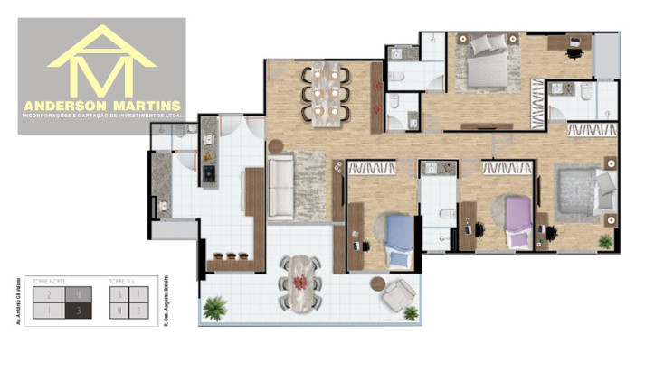 Imagem Apartamento com 4 Quartos à Venda, 250 m² em Praia Da Costa - Vila Velha
