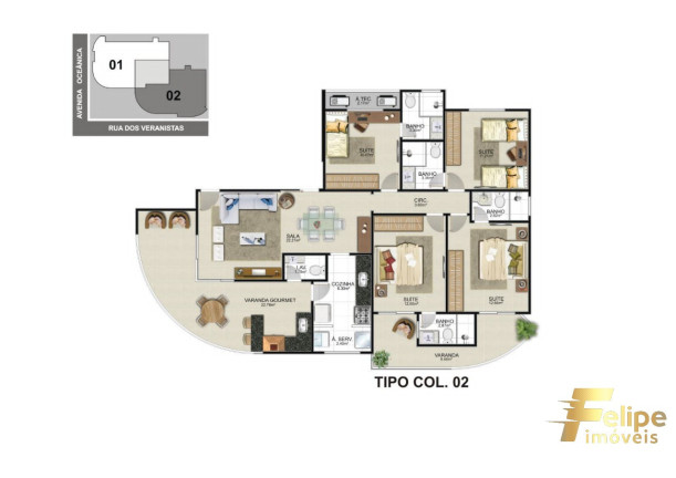 Imagem Imóvel com 4 Quartos à Venda, 135 m² em Praia Do Morro - Guarapari