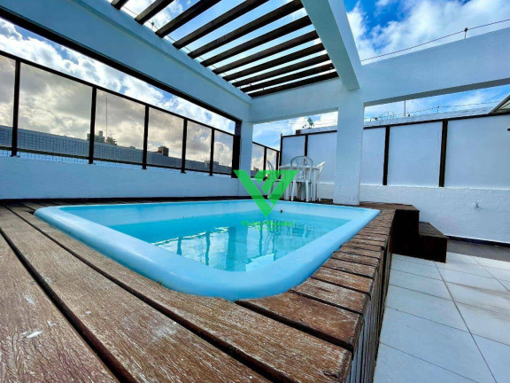 Imagem Cobertura com 3 Quartos à Venda, 133 m² em Cabo Branco - João Pessoa