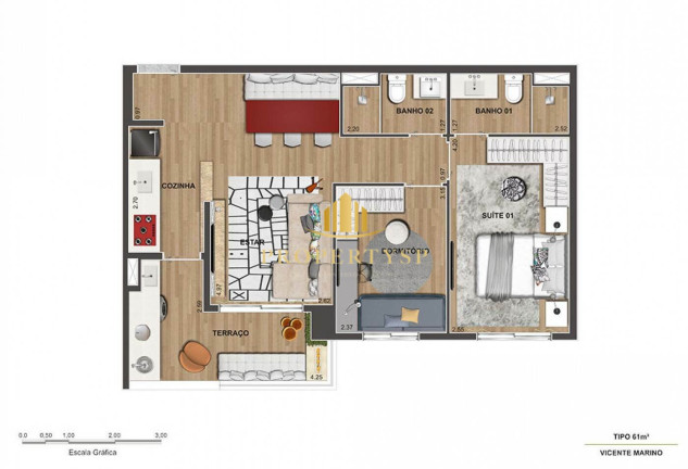 Imagem Apartamento com 2 Quartos à Venda, 58 m² em Barra Funda - São Paulo