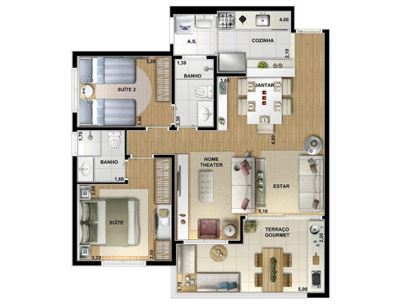Imagem Cobertura com 3 Quartos à Venda, 152 m² em Morumbi - São Paulo Imagem Cobertura com 3 Quartos à Venda, 152 m² em Morumbi - São Paulo