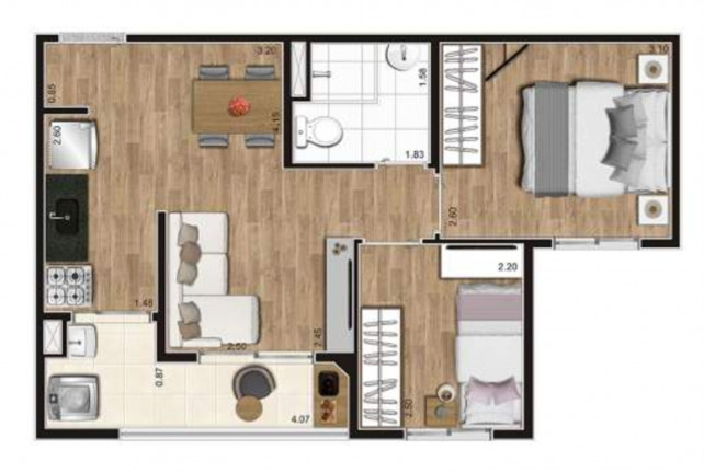 Imagem Imóvel com 2 Quartos à Venda, 43 m² em Vila Itapegica - Guarulhos Imagem Imóvel com 2 Quartos à Venda, 43 m² em Vila Itapegica - Guarulhos