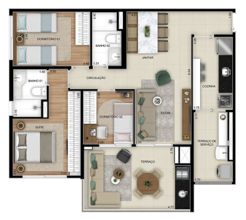 Imagem Apartamento com 3 Quartos à Venda, 84 m² em Vila Guilhermina - São Paulo Imagem Apartamento com 3 Quartos à Venda, 84 m² em Vila Guilhermina - São Paulo