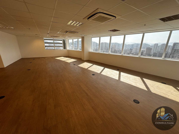 Imagem Sala Comercial para Alugar, 338 m² em Gonzaga - Santos Imagem Sala Comercial para Alugar, 338 m² em Gonzaga - Santos