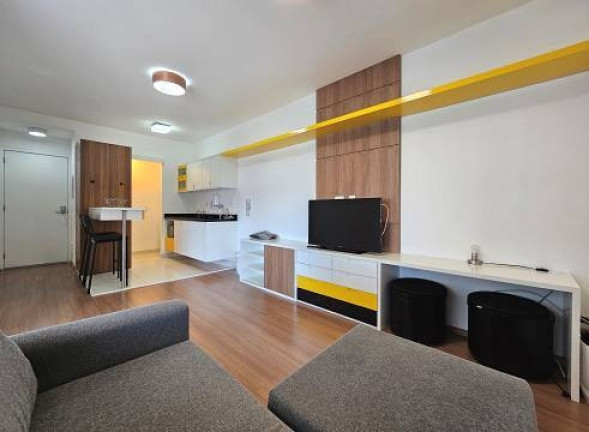 Imagem Apartamento com 1 Quarto para Alugar, 56 m² em Paraíso - São Paulo