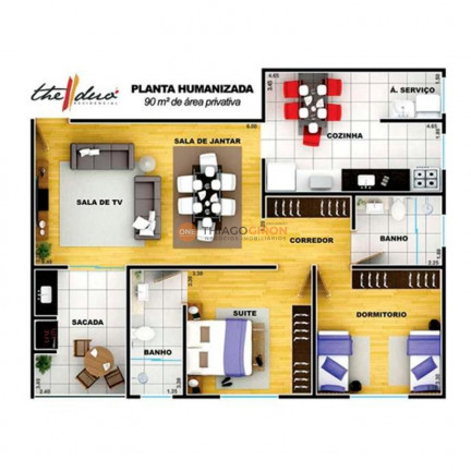 Imagem Apartamento com 2 Quartos à Venda, 90 m² em Centro - Guararapes Imagem Apartamento com 2 Quartos à Venda, 90 m² em Centro - Guararapes