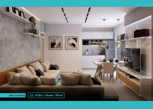 Imagem Apartamento com 3 Quartos à Venda, 76 m² em Parque Oeste Industrial - Goiânia