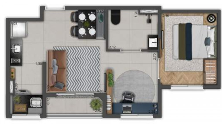Imagem Imóvel com 1 Quarto à Venda, 39 m² em Alto De Pinheiros - São Paulo Imagem Imóvel com 1 Quarto à Venda, 39 m² em Alto De Pinheiros - São Paulo