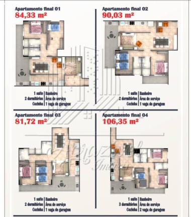 Imagem Apartamento com 2 Quartos à Venda, 90 m² em Vila Caiçara - Praia Grande