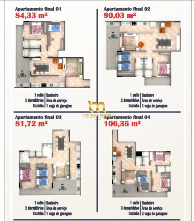 Imagem Apartamento com 3 Quartos à Venda, 106 m² em Caiçara - Praia Grande Imagem Apartamento com 3 Quartos à Venda, 106 m² em Caiçara - Praia Grande