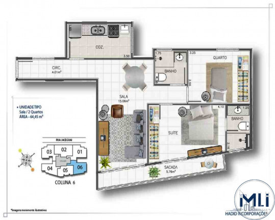 Imagem Imóvel com 2 Quartos à Venda, 59 m² em Maracanã - Rio De Janeiro Imagem Imóvel com 2 Quartos à Venda, 59 m² em Maracanã - Rio De Janeiro