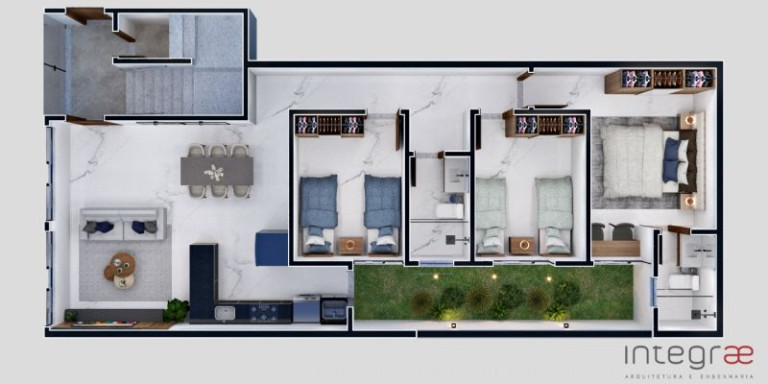 Imagem Apartamento com 3 Quartos à Venda, 100 m² Imagem Apartamento com 3 Quartos à Venda, 100 m²