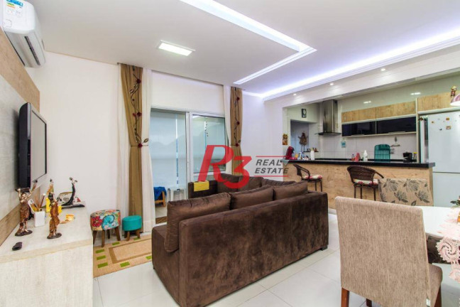 Imagem Apartamento com 2 Quartos à Venda, 77 m² em Centro - São Vicente Imagem Apartamento com 2 Quartos à Venda, 77 m² em Centro - São Vicente