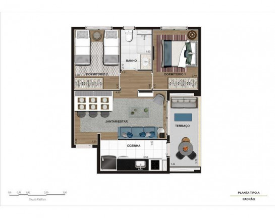 Imagem Apartamento com 2 Quartos à Venda, 52 m² em Santa Cecília - São Paulo Imagem Apartamento com 2 Quartos à Venda, 52 m² em Santa Cecília - São Paulo
