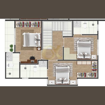 Imagem Casa com 2 Quartos à Venda, 116 m² em Bom Retiro - Joinville