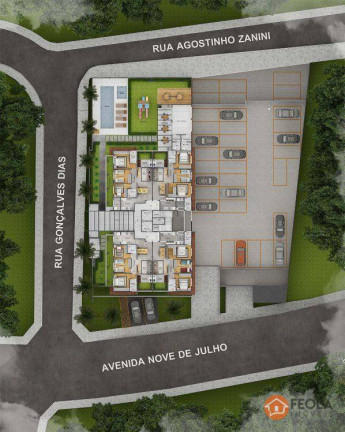 Imagem Apartamento com 3 Quartos à Venda, 73 m² em Jardim São Domingos - Americana Imagem Apartamento com 3 Quartos à Venda, 73 m² em Jardim São Domingos - Americana