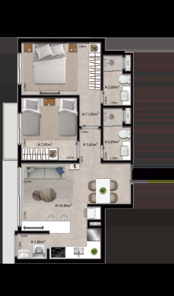 Imagem Apartamento com 2 Quartos à Venda, 103 m² em Zona Nova - Capão Da Canoa Imagem Apartamento com 2 Quartos à Venda, 103 m² em Zona Nova - Capão Da Canoa