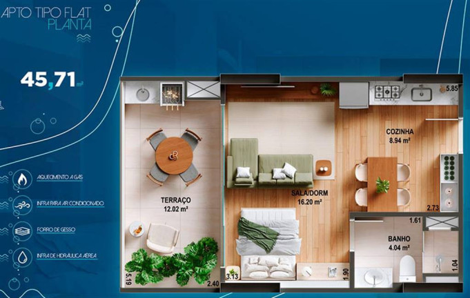 Imagem Kitnet à Venda, 30 m² em Mirim - Praia Grande