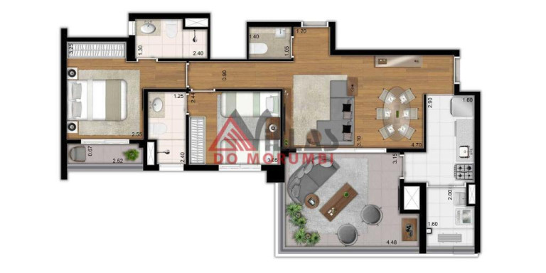 Imagem Apartamento com 3 Quartos à Venda, 81 m² em Vila Olímpia - São Paulo Imagem Apartamento com 3 Quartos à Venda, 81 m² em Vila Olímpia - São Paulo