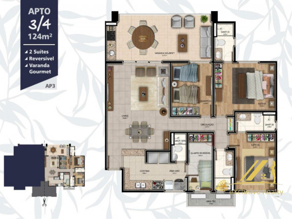 Imagem Apartamento com 3 Quartos à Venda, 68 m² em Palame - Esplanada Imagem Apartamento com 3 Quartos à Venda, 68 m² em Palame - Esplanada
