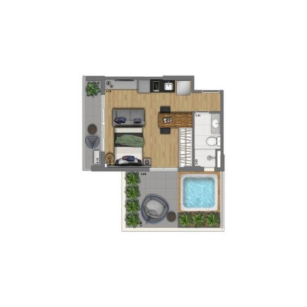 Imagem Apartamento com 1 Quarto à Venda, 30 m² em Consolação - São Paulo
